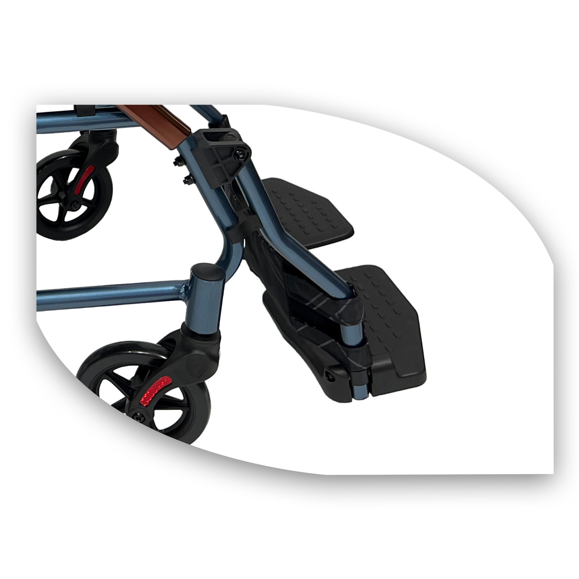 ASSURE REHAB Aluminium Foldable Wheelchair with FlipUp Armrest